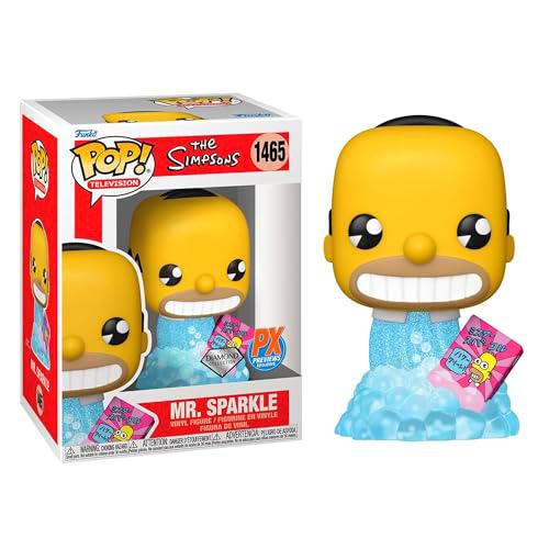 Pop! TV: The Simpsons - Mr. Sparkle (Diamond Glitter) Previews Exclusiva Figura de Vinilo