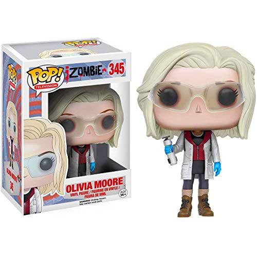 Funko Olivia Moore with Glasses: Smallville x POP! TV Vinyl Figure &amp; 1 PET Plastic Graphical Protector Bundle [#345 / 09517