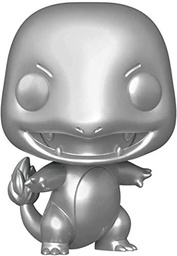 Pop Pokemon Silver Metallic Charmander Vinyl Figure