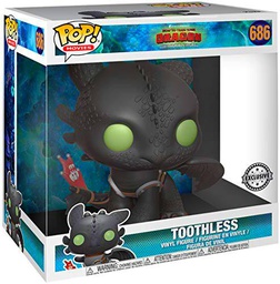 Funko- Pop Movies: How To Train Your Dragon 3-Toothless 10" Figura Coleccionable