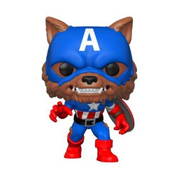 Funko 55506 POP Marvel: Year of the Shield - Captain America Capwolf (Amazon Exclusive)