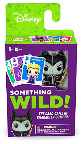Funko 49356 Board Games 49356 Signature Something Wild Card Game-Maleficent