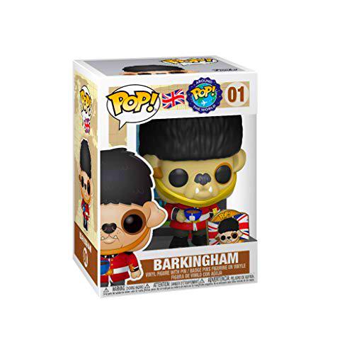 Funko ¡Popular! La Vuelta al Mundo - Perro Barkingham con alfiler (Exclusivo)
