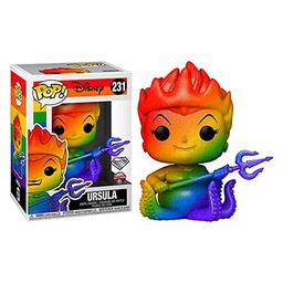 Funko Disney Pride 2021 Diamond Collection Pop! Ursula (Rainbow) Figura de vinilo de tema caliente exclusiva