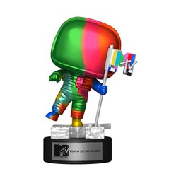 Funko- Pop Ad Icons: MTV-Moon Person(Rainbow) Figura Coleccionable