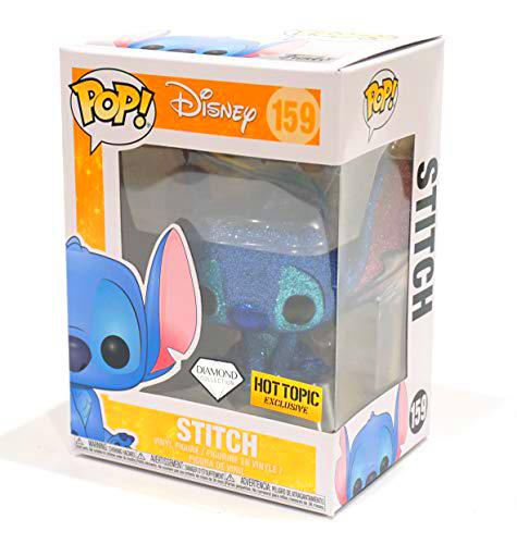 Funko - Disney Stitch Seated (Diamond Glitter) Figurina