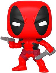 Funko - Pop! Bobble Marvel: 80th - First Appearance: Deadpool Figura Coleccionable