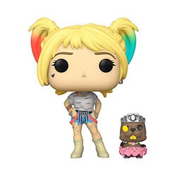 Pop Heroes: Birds of Prey- Harley Quinn w/Beaver, Multicolor, Estándar