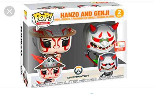 Funko Pop Hanzo and Genji 2-Pack E3 2019 Limited Edition