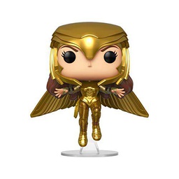 Funko - Pop! Wonder Woman 1984: Wonder Woman (Gold Flying Pose) Figura Coleccionable