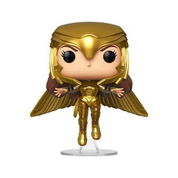 Funko - Pop! Wonder Woman 1984: Wonder Woman (Gold Flying Pose) Figura Coleccionable