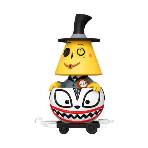 Funko- Pop Disney: Nightmare Before Christmas Train-Mayor in Ghost Cart Figura Coleccionable