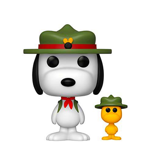 POP! Peanuts 885- Beagle Scout Snoopy with Woodstock (2020 Funko Holiday Exclusive)