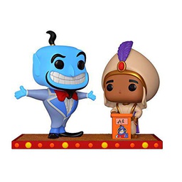 Funko 29375 POP Vinyl: Disney: Movie Moment: Aladdin: Genie and Aladdin's First Wish, Multi