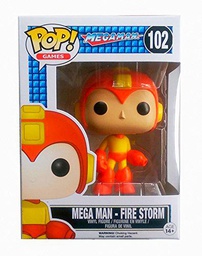 Funko Pop Games Mega Man Fire Storm Exclusive Variant Vinyl Figure by Megaman