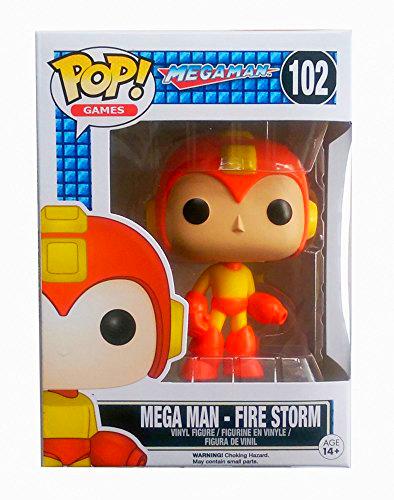Funko Pop Games Mega Man Fire Storm Exclusive Variant Vinyl Figure by Megaman