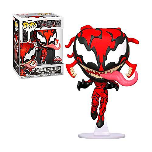 Funko , Multicolor ,48891 Pop Marvel: Cómics - Carla Unger (Carnage)