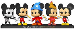 Pack 5 Figuras Pop Disney Archives Mickey Exclusive