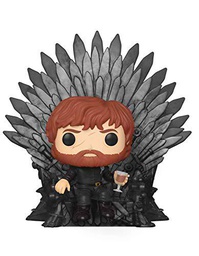 Funko- Pop Deluxe: Game of S10: Tyrion Sitting on Iron Throne Figura Coleccionable