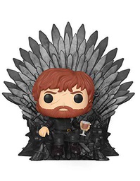 Funko- Pop Deluxe: Game of S10: Tyrion Sitting on Iron Throne Figura Coleccionable