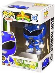 Funko- Power Rangers Blue Ranger Figura de Vinilo, Multicolor