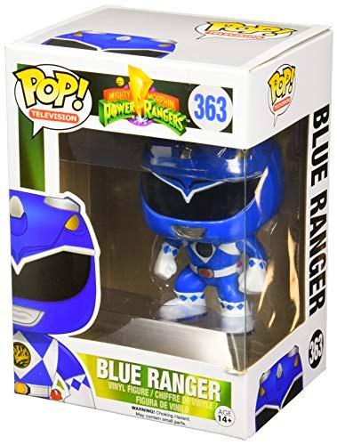 Funko- Power Rangers Blue Ranger Figura de Vinilo, Multicolor