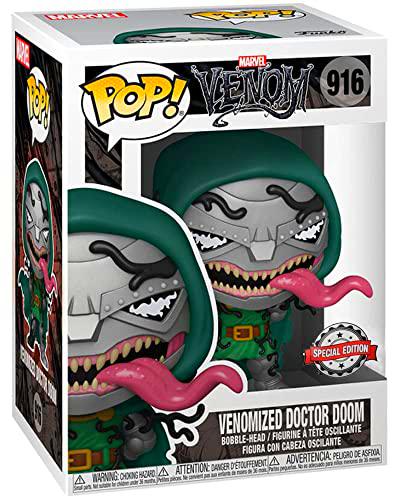 Pop! Marvel Venom - Figura de vinilo exclusiva de Doctor Doom Venomized