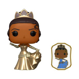 POP! Ultimate Princess Collection - Figura de vinilo Tiana POP y Pin