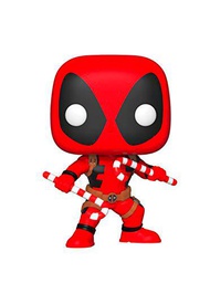 Funko 33985 POP Bobble: Marvel: Holiday Deadpool w/ Candy Canes