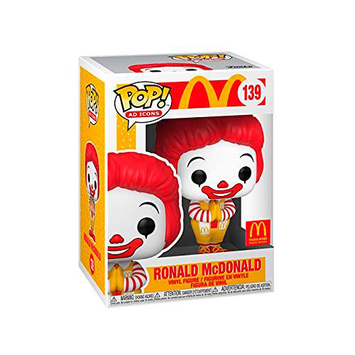 Iconos de publicidad Funko Pop: McDonald's - Ronald McDonald (Exclusivo de Tailandia) #139