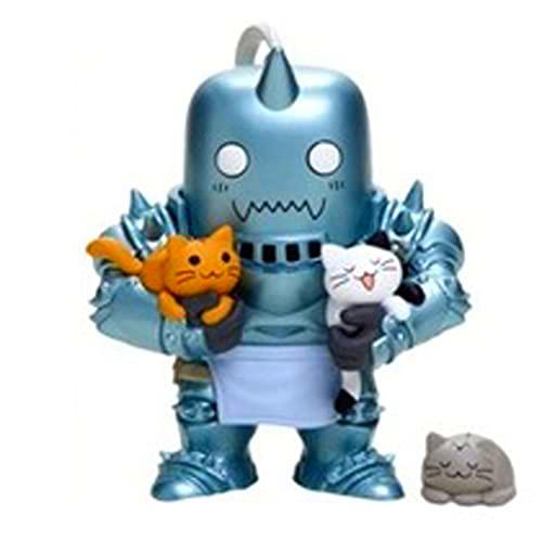 naiping Fullmetal Alchemist Pop Figure Alphonse with Kittens Elric Chibi Vinly PVC Decor Collector's Item