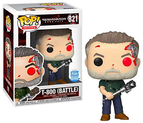 TERMINATOR Funko Pop Movies 821 Dark Fate 43501 T-800 Battle Funko Shop
