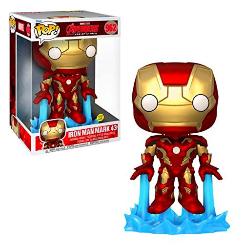 'Funko Pop Vengadores Edad de Ultron Iron Man 10" Resplandor en la oscuridad Exclusivo