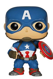 Funko Pop!- Capitán Vengadores Bobble: Marvel: Avengers AOU: Captain America (4778)