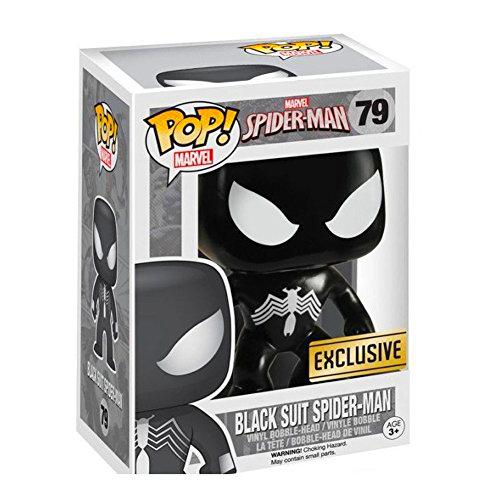 Spiderman Black Suit Pop - Figura de Spiderman (Vinilo)