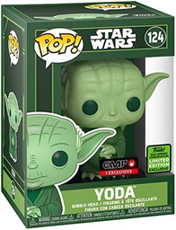 Star Wars - Pop funko Vinyl Figuras 124 Yoda (Green Deco) 9 cm