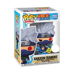 Funko POP Animation: Naruto Shippuden Kakashi (Raikiri) Figura de vinilo que brilla en la oscuridad exclusiva
