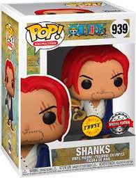 Protector + Funko Pop! Shanks Chase One Piece 939 Special Edition