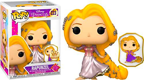 POP Tangled Rapunzel Gold Ultimate Disney Princess Vinyl Figura con Enamel Pin Funko