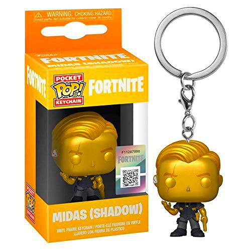 Funko- Pop Fortnite Midas (MT) Llavero, Multicolor (53752)