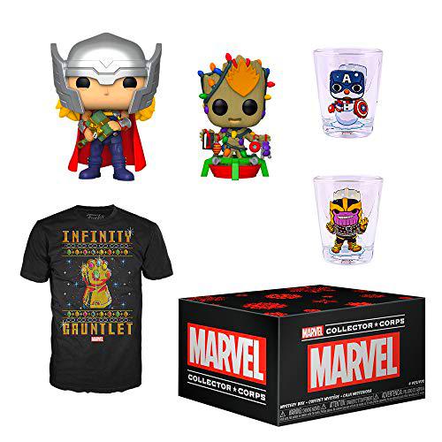 Funko Marvel Collector Corps Caja de suscripción, Marvel Holiday Theme