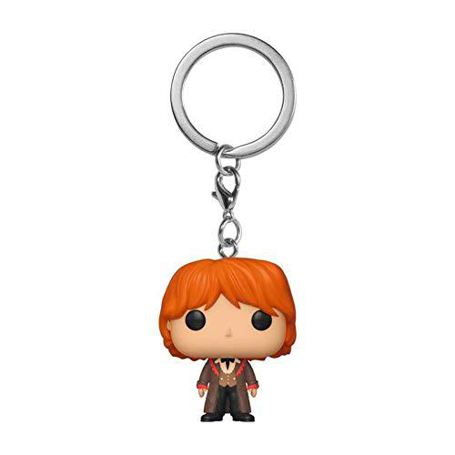 Funko- Keychain Harry Potter Llavero Ron Weasley, Color Mulitcolor