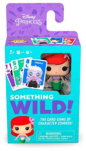 Funko 49353 Board Games 49353 Signature Something Wild Card Game-The Little Mermaid Ariel