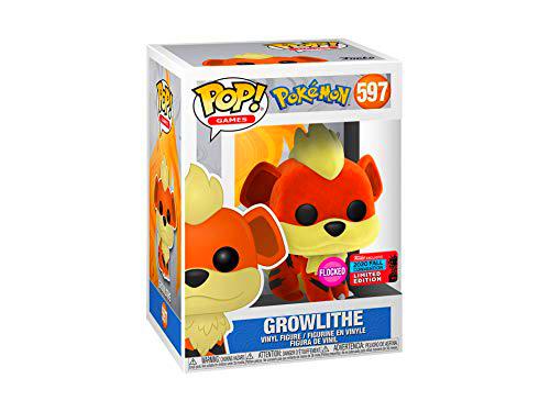 Funko Pop! Pokemon Flocked Growlithe 2020 Fall Convention Exclusive NYCC Shared