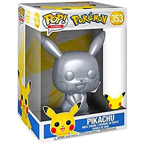 Funko - Pop Jumbo: Pokemon S5- 10&quot; Pikachu (59873)