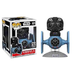 Star Wars Figura de Vinilo Fighter with Tie Pilot, Multicolor