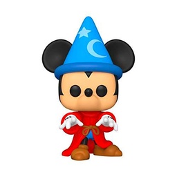 Funko- Pop Disney: Fantasia 80th-Sorcerer Mickey Figura Coleccionable
