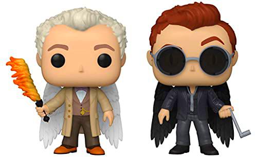 Pop TV: Good Omens 2PK Aziraphel &amp; Crowley with Wing Figures Standard