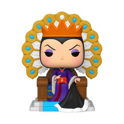 Funko- Pop Deluxe: Disney Villains-Evil Queen on Throne Figura Coleccionable