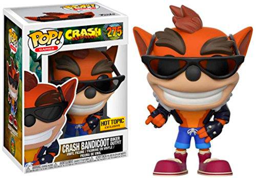 Funko Crash Bandicoot (Biker Outfit) - Figura Multicolor, 25647